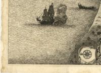 「バタヴィア図」 モンタヌス「日本誌」図版[17世紀 銅版画 一枚物]