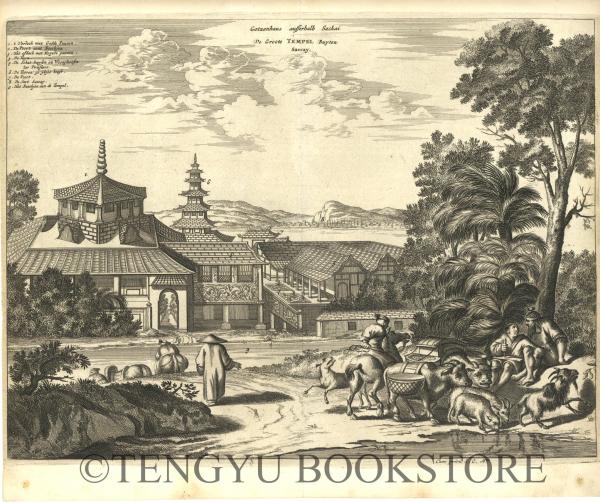 De Groote Tempel Buyten Saccay 「堺の大寺院」(大阪・堺図 