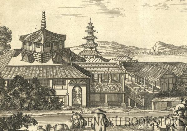 De Groote Tempel Buyten Saccay 「堺の大寺院」(大阪・堺図
