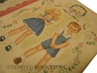 Mother Goose Land with Judy and Jim a paper doll story book [1940年代 アメリカ 絵本 ペーパードール]