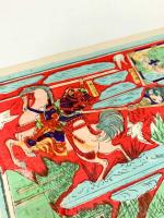太閤記藤川合戦組上 【明治26年 刷物 おもちゃ絵 立版古】