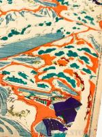 新版清正虎狩飾立 【明治26年 刷物 おもちゃ絵 立版古】