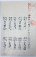 和漢旋毛之名目 【江戸後期 写本】