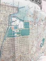 愛知県第一区 名古屋並熱田全図 全  【明治11年 古地図】