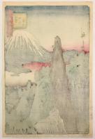 諸国名所百景 伯耆下谷真景 【安政6年 二代目歌川広重(歌川重宣)  浮世絵】