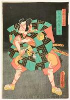 伽羅先代萩 床下の場 2枚続揃 【文久2年 歌川国貞(三代豊国)  浮世絵】