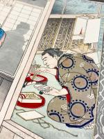 教導立志基 谷風梶之助 【明治19年 歌川国明 浮世絵】