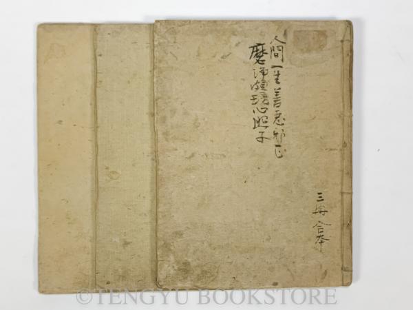 人間一生善悪邪正 磨浄頗璃心照子 3冊揃【寛政10年 式亭三馬 和本 黄