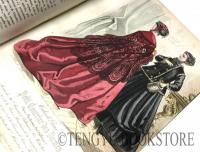 Journal des Demoiselles 33 
19世紀フランス・ファッション雑誌1867年発行分 合本1冊[ファッション・プレート45点入]