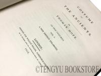 Costume of The Ancients トーマス・ホープ「古代衣装図集」 全2冊揃 [19世紀 イギリス 銅版画 ファッション]