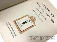 Souvenirs d'un petit garcon 1871-1883 アンドレ・エレ「ある少年の思い出」  初版 [20世紀 フランス 絵本]