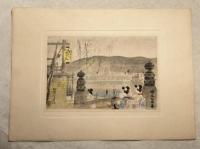 京洛四季　京のにしきえ　亀井藤兵衛　木版画 5枚の内4枚