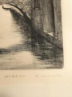 木村重信　銅版画　162/200　鉛筆サイン