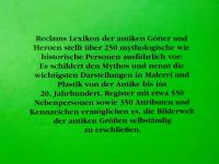 Reclams Lexikon der antiken Götter und Heroen in der Kunst