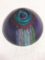 矢野太昭 古代ガラス 盃 共箱  二個セット　作家説明書き1枚付き