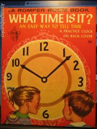 Romper Room Book, What Time Is It？　Vintage 1950's 