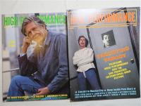 HIGH PERFORMANCE　the performance art quarterly  ４冊　一括　Issue7・15・28・38　1979～1987年　ハイパフォーマンス