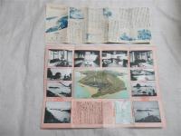 鷲羽山遊覧案内図絵・国立公園鷲羽鷲麓園