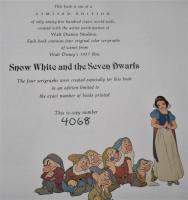 Walt Disney's Snow White and the seven dwarfs　セリグラフ4枚付