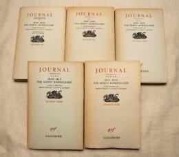 JOURNAL（EXTRAITS)　1834-1846/1846-1849/1849-1850/1850-1853/1854-1855　5冊揃い一括  Traduit du danois par  KNUD FERLOV et JEAN-J.GATEAU