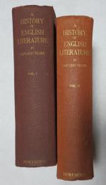 〔英書〕 A HISTORY OF ENGLISH LITERATURE in a series of lectures by LAFCADIO HEARN in 2 vols