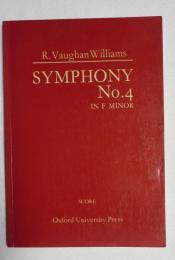 [楽譜] R VAUGHAM WILLIAMS SYMPHONY NO. 4 IN F MINOR