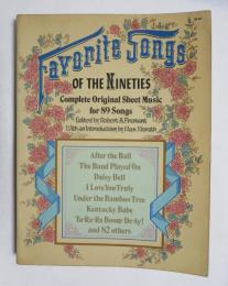 [楽譜] Favorite Songs of the Nineties  - complete original sheet music for 89 songs -