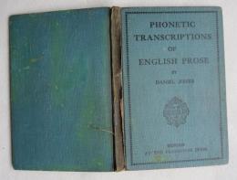 [英書] PHONETIC TRANSCRIPTIONS OF ENGLISH PROSE