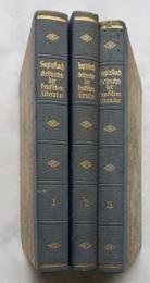 Geschichte der Deutschen Literatur von den ältesten Zeiten bis zur Gegenwart, 3 Bände [ドイツ文学史 ひげ文字版] ３巻