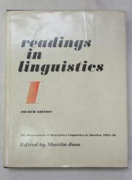 [英書]　READINGS IN LINGUISTICS 1 THE DEVELOPMENT OF DESCRIPTIVE LINGUSTICS IN AMERICA 1925-56 fourth edtion