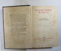 [[英書]] TALES FROM BALZAC with a preface by George Saintsbury