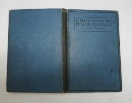 [英書]　A FIRST COURSE OF ENGLISH PHONETCS