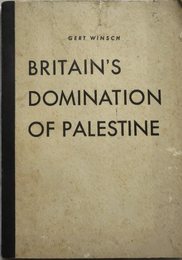 〔英書〕 BRITAIN'S DOMINATION OF PALESTINE