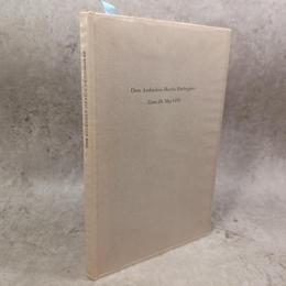 Dem Andenken Martin Heideggers, Zum 26. Mai 1976