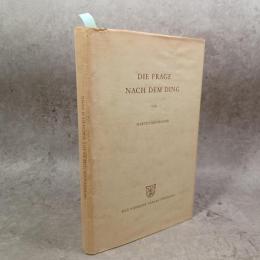 Die Frage Nach Dem Ding: Zu Kants Lehre Von Den Transzendentalen Grundsätzen　ハイデガー　ハイデッガー　洋書　　