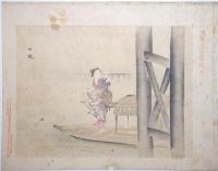 浪華名所画譜 「天満天神社ノ図」「桜祠春遊ノ図」「大川納涼ノ図」「御堂穴門ノ図」「夏祭蒲団太鼓ノ図」「難波橋月夜ノ図」「木津川夜景図」「松島松ヶ鼻図」「愛染堂ノ図」「御堂雪中ノ図」