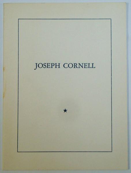 JOSEPH CORNELL展 （ジョゼフ・コーネル展）(フランク・オハラ
