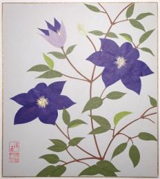 押絵色紙 「花」