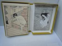 艶本研究国芳　[特製私家版]　別冊付き/ 続　歌麿  　[特製私家版]/ 　豊国　　[特製私家版]　/ 春章　[特製私家版]　 / 『4冊』
