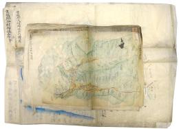 飛騨国吉城郡御林山内絵図　他12点