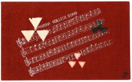 木版絵封筒「同志社校歌」