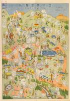 小涌園案内図 : 十万坪の温泉大楽園