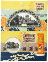 【絵葉書】逓信事務開始五十年記念