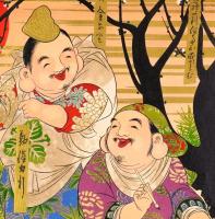 引札見本 恵比寿大黒の図