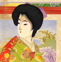 引札見本 美人の図