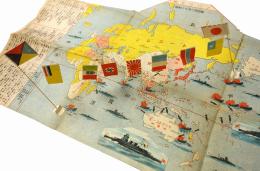 軍事郵便 興亜進軍絵図入