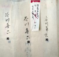 奈良・木辻遊廓に関する娼妓契約関係文書一括