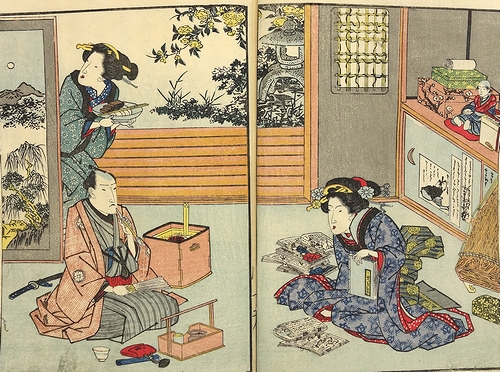幾夜物語(初代歌川豊国（画）、元来庵介米（作）) / 古本、中古