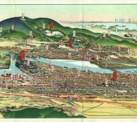 初三郎鳥瞰図］ 岡山市(吉田初三郎（画）) / 古本、中古本、古
