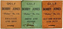 BOBBY JONES GOLF Flicker Book　全3冊揃